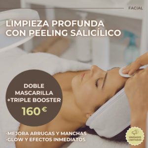 Limpieza profunda con Peeling salicílico